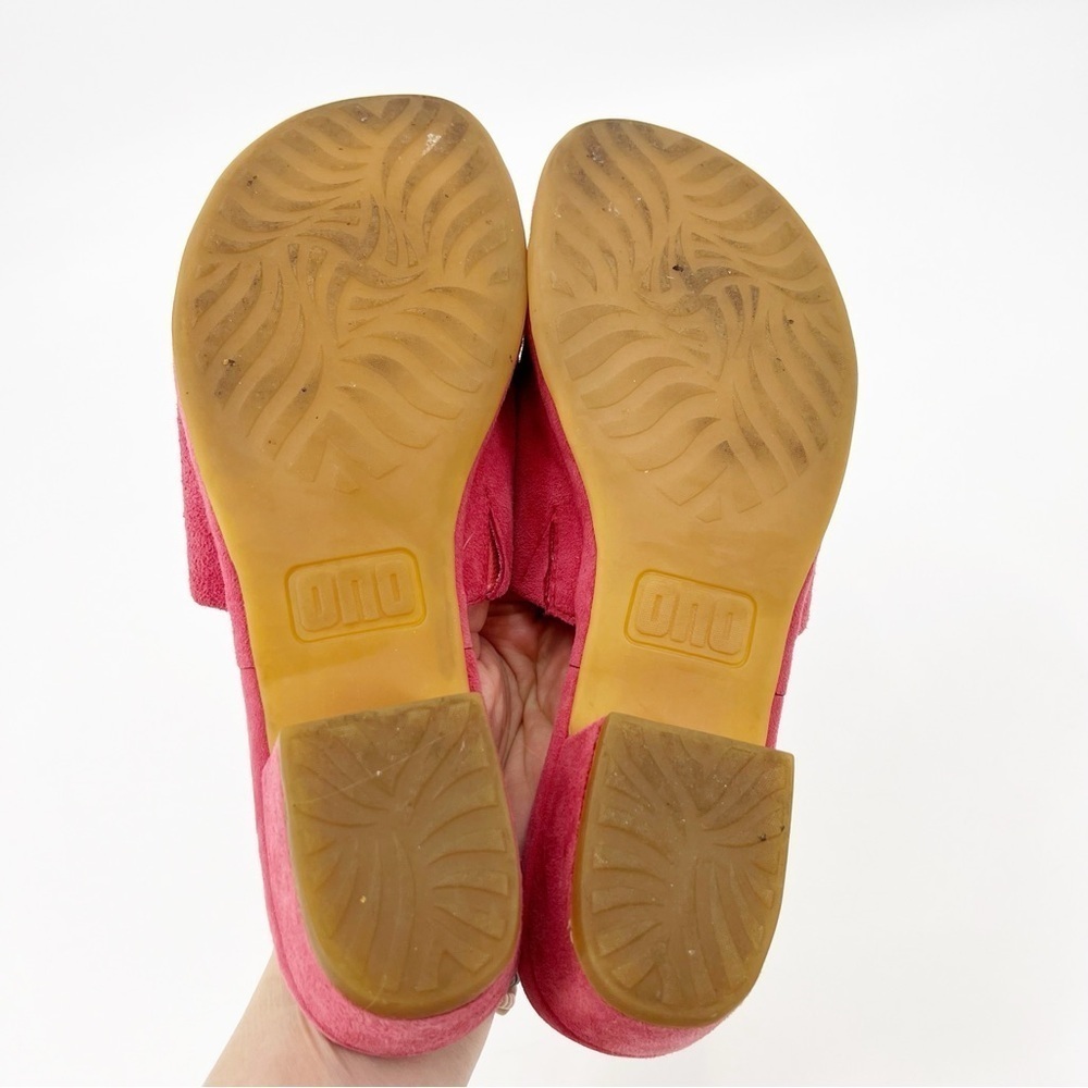 ONO Cara Pink Suede Slide Sandals Size 8M - Picture 6 of 9